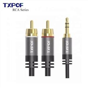3.5mm RCA adapteris Garso Stereo kabelis